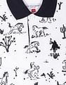 U.S. Polo Assn. Kids Brand Print Cotton Polo Shirt