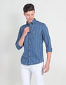 U.S. Polo Assn. Denim Co. Vertical Stripe Slim Shirt