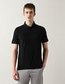 Arrow Textured Night Is Young Polo Shirt