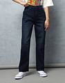 Flying Machine Women High Rise Straight Fit Jeans