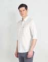 Arrow Sports Spread Collar Twill Shirt