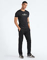 Flying Machine Cotton Glow In The Dark T-Shirt
