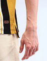 Flying Machine Vertical Stripe Cotton Polo Shirt