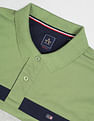 Arrow Sports Striped Cotton Blend Polo Shirt