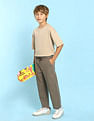 U.S. Polo Assn. Kids Boys Vertical Striped Trousers