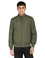 Flying Machine Stand Collar Solid Jacket