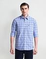 Arrow Sport Manhattan Slim Fit Gingham Check Shirt