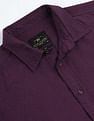 Flying Machine Cotton Dobby Slim Shirt