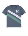 Tommy Hilfiger Kids Boys Striped Regular-Fit Cotton T-Shirt