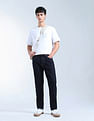 Flying Machine Slash Slim Tapered Rinsed Jeans