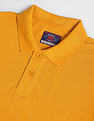 Flying Machine Solid Pique Polo Shirt