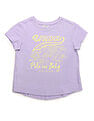 U.S. Polo Assn. Kids Girls Brand Printed Relaxed Fit T-Shirt