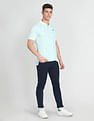 Arrow Sports Contrast Collar Cotton Polo Shirt