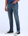 Flying Machine Slash Slim Tapered Fit Jeans