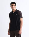 USPA Active Colourblocked Slim Fit Polo Shirt