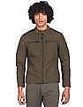 U.S. Polo Assn. Mandarin Collar Solid Jacket