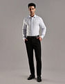 Tommy Hilfiger Striped Regular Fit Plain Woven Shirt