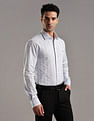 Tommy Hilfiger Striped Regular Fit Plain Woven Shirt