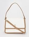Tommy Hilfiger Solid Brown Pu Sling Bag