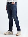 Flying Machine Slash Slim Tapered Fit Jeans