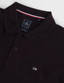 Arrow Sports Ribbed Collar Solid Polo Shirt
