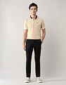 Arrow Sport Dobby Slim Fit Solid Chinos