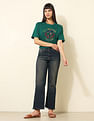 U.S. Polo Assn. Women Boyfriend Fit Brand Printed T-Shirt