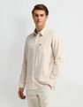 Arrow Sport Micro Checked Cotton Shirt