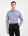 Tommy Hilfiger Satin Puppytooth Slim Fit Shirt