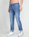 Flying Machine Relaxed Straight Fit Mid Rise Jeans