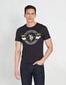 U.S. Polo Assn. Denim Co. Ribbed Neck Brand Print T-Shirt