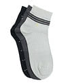 Arrow Mens Printed Ankle Length Cotton Socks - Pack Of 3