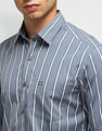 Arrow Sport Slim Fit Vertical Stripes Shirt
