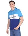 AD by Arvind Colour Block Sporty Polo Shirt