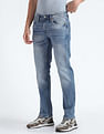 Flying Machine Mid Rise Freddie Slim Straight Jeans