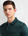 Arrow Pique Knit Solid Polo Shirt