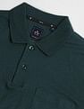 Arrow Pique Knit Solid Polo Shirt