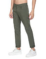 Flying Machine Mid Rise Solid Trousers