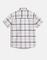 Tommy Hilfiger Kids Boys Checked Regular-Fit Cotton Shirt