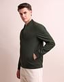 Arrow Sports Stand Neck Solid Bomber Jacket