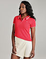 Tommy Hilfiger Solid Slim Fit Cotton Polo Shirt