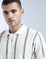 Flying Machine Vertical Striped Essentials Polo Shirt