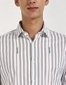 Calvin Klein Jeans Striped Slim-Fit Cotton Shirt