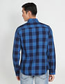 U.S. Polo Assn. Denim Co. Cotton Plaid Check Twill Casual Shirt