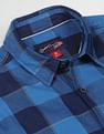 U.S. Polo Assn. Denim Co. Cotton Plaid Check Twill Casual Shirt