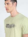 Calvin Klein Recycled Cotton Box Stripe Logo T-Shirt