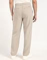 Calvin Klein Jeans Relaxed-Fit Solid Mid Rise Trouser