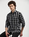 Calvin Klein Windowpane Check Twill Shirt