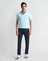 Arrow Sport Slim Fit Geometric Patterned Trousers