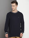 Tommy Hilfiger Striped Hem Cotton Sweater